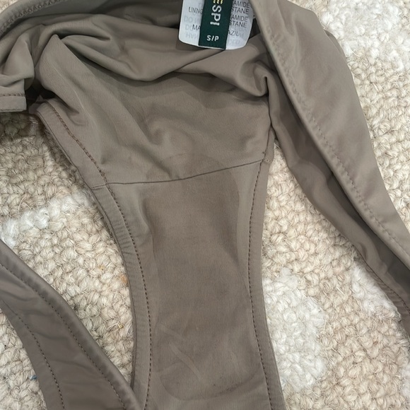 DESPI swimsuit bottom | size: small | neutral color - oatmeal/taupe - Picture 5 of 6